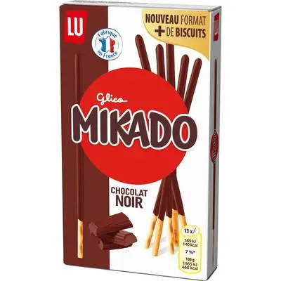 Mikado au chocolat noir 