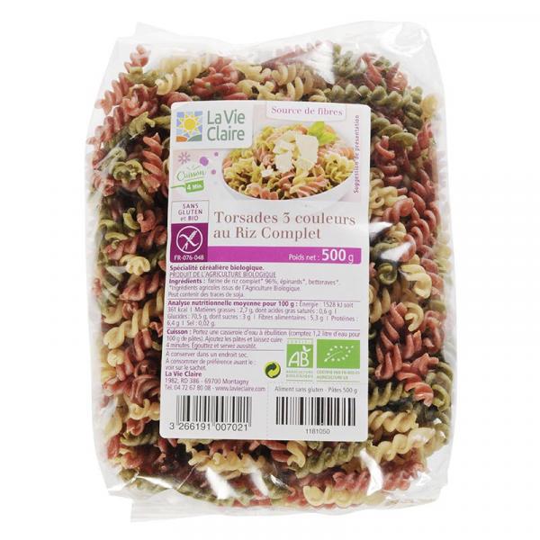 Torsade riz cplet 3 coul s/glu