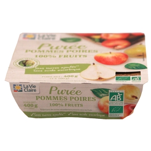 Puree Pommes Poires X4 //ppbio//