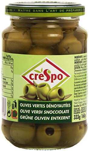 Crespo Olives Vertes Dénoyautées 160 g 