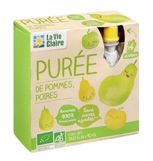 Puree Gourd Apple Pear 4x90g