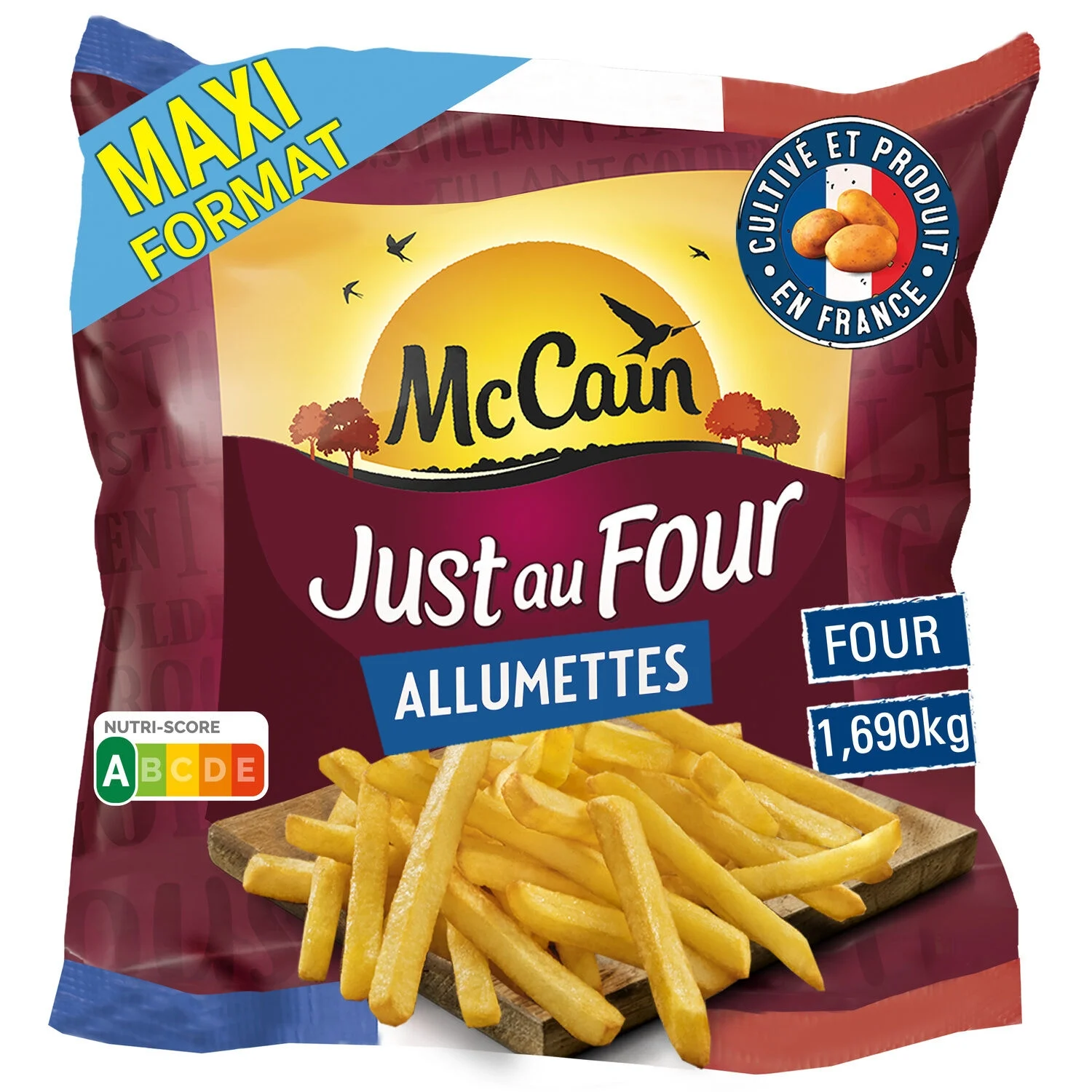 Mc Cain Just baked extra crispy fries 