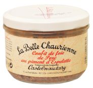 La Belle Chaurienne Confit foie porc piment 180 g 