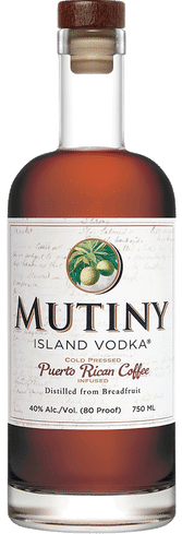 Mutiny island vodka coffee 80º 75 cl