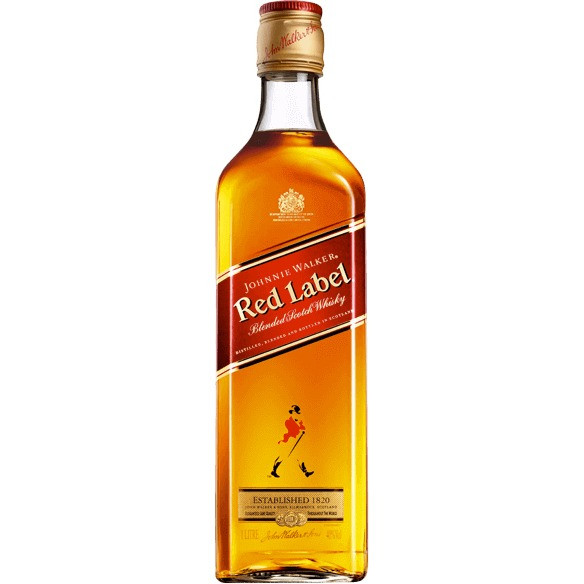 Whisky Red Label + 6 Softs 33 Cl Or 2 L Fruits Juice