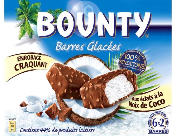 Bounty Ice Cream x 6 