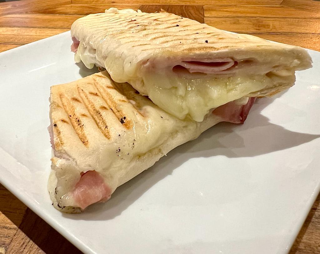 Ham and cheese panini