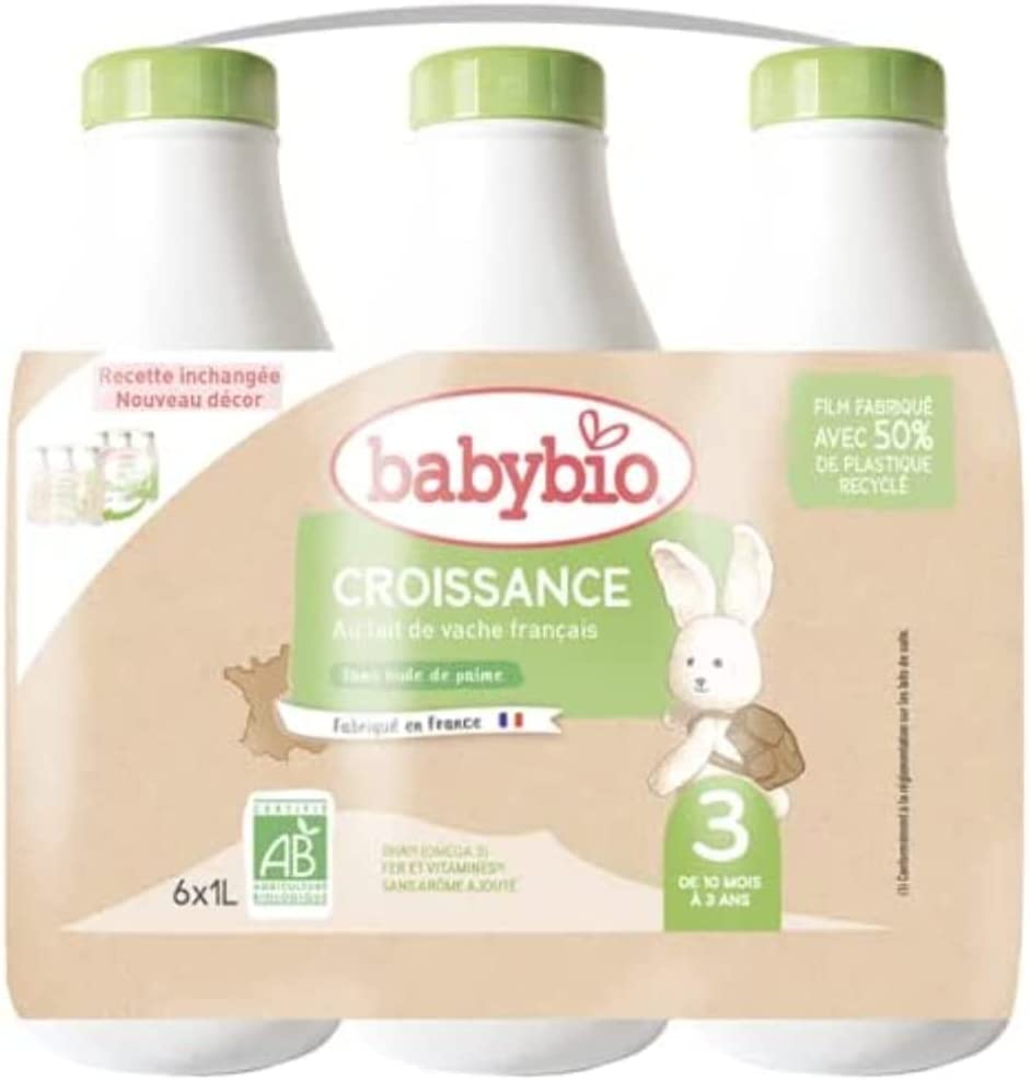 Babybio Growth Milk 3X1L - From 10 Months