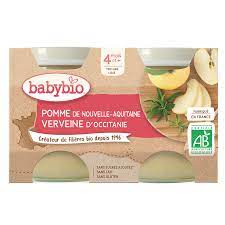 Babybio Pot Pomme Verveine - Des 4 Mois