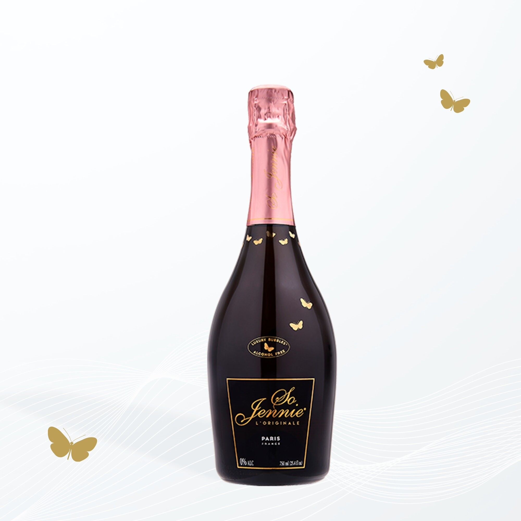 So Jennie Sparkling Premium Rose- Free (Alcohol 0%) 75 cl  
