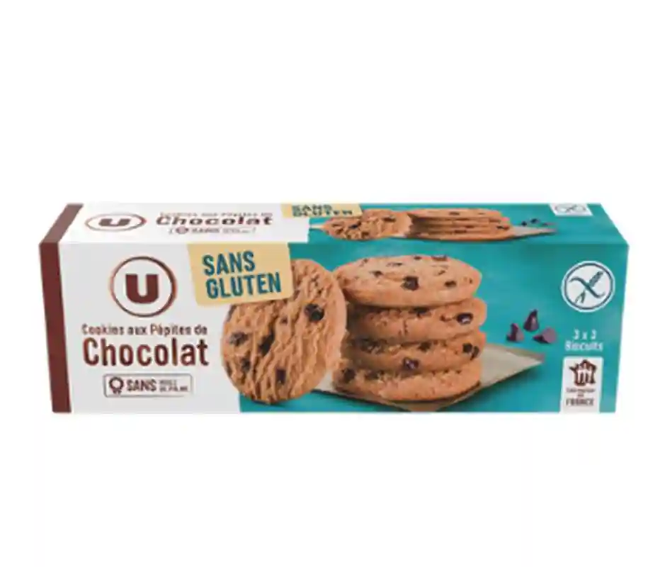 Cookies aux pépites de chocolat sans gluten