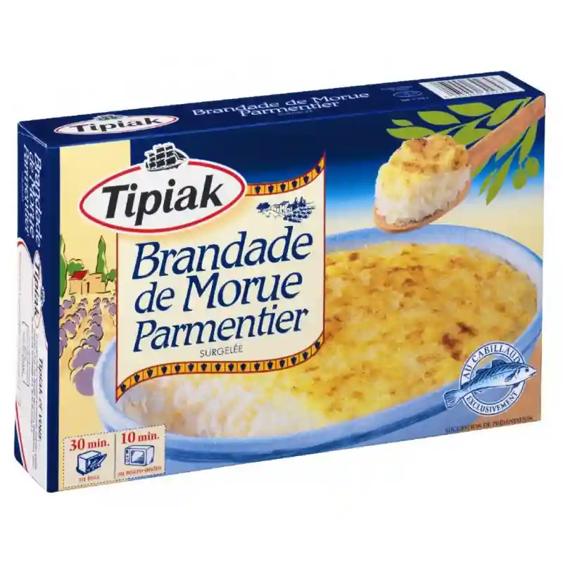 Brandade de morue parmentier Tipiak  