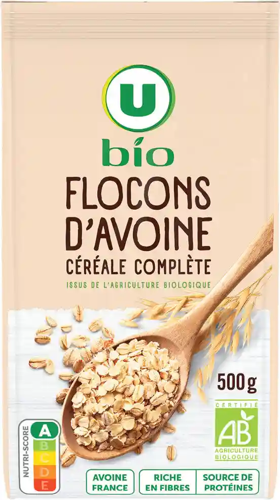 Organic oat flakes U