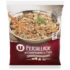 Persillade of button mushrooms U