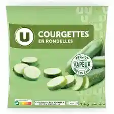 Pre-cooked zucchini slices U