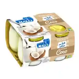 Yaourt lait entier saveur coco Malo 